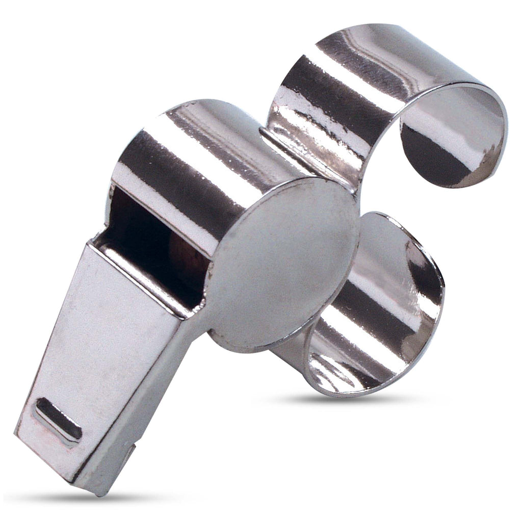 Select Referee whistle w/metal fingergrip - brass