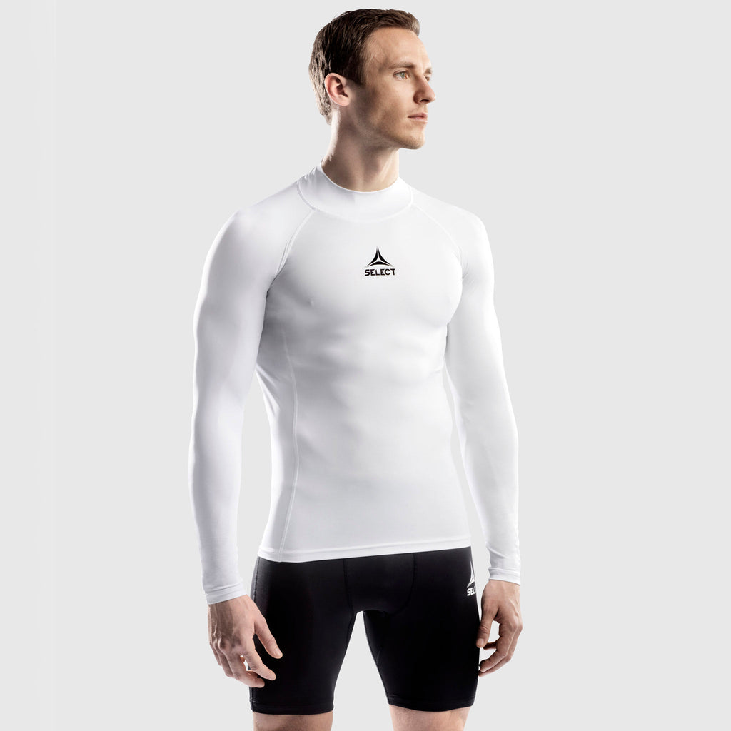 Select Shirt turtle neck L/S Baselayer - white