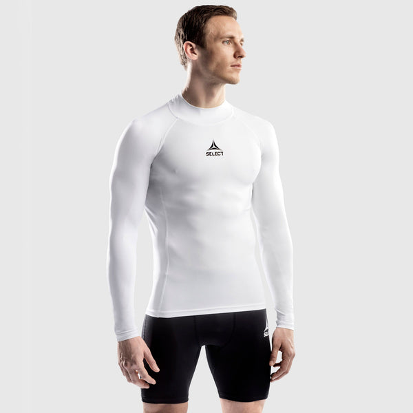 Select Shirt turtle neck L/S Baselayer - white