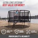 BERG Champion InGround 380 Grey + Safety Net Deluxe