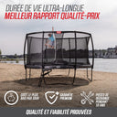 BERG Champion InGround 430 Grey + Safety Net DLX XL