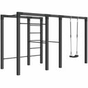 Outdoor fitness - Model 3 -  sort/sorte beslag