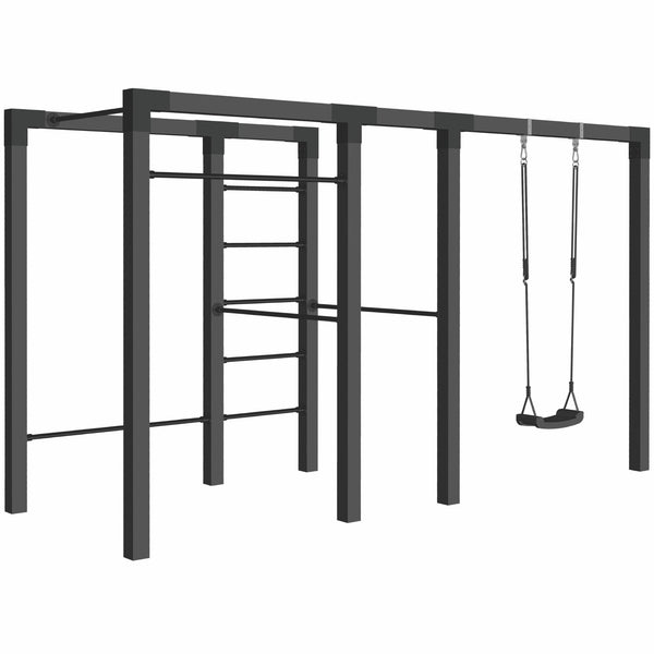 Outdoor fitness - Model 3 -  sort/sorte beslag