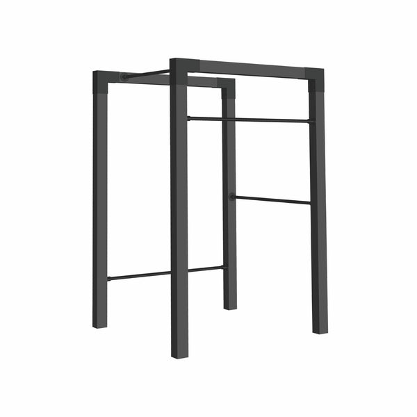Outdoor fitness - Model 1 - sort/sorte beslag