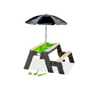EXIT Aksent sand-, vand- og picnicbord (1 bænk) med parasol og haveredskaber