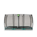 EXIT Allure Classic nedgravet trampolin 214x366cm - grøn