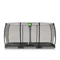 EXIT Allure Classic nedgravet trampolin 244x427cm - sort