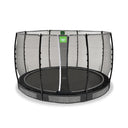 EXIT Allure Classic nedgravet trampolin ø366cm - sort