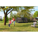 EXIT Allure Premium nedgravet trampolin 214x366cm - sort
