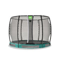 EXIT Allure Premium nedgravet trampolin ø305cm - grøn