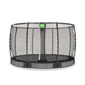 EXIT Allure Premium nedgravet trampolin ø366cm - sort