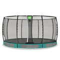 EXIT Allure Premium nedgravet trampolin ø427cm - grøn