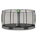 EXIT Allure Premium nedgravet trampolin ø427cm - sort