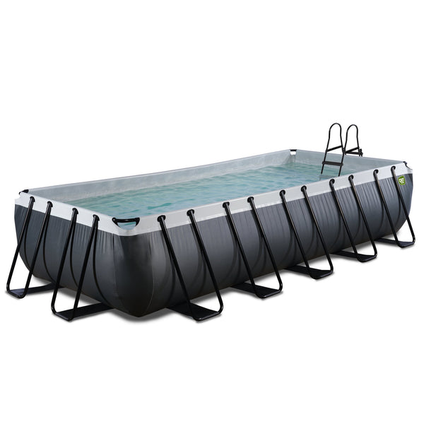 EXIT Wood pool 540x250cm med sandfilterpumpe