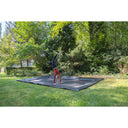 EXIT Dynamic sportstrampolin i jordniveau 244x427cm