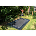 EXIT Dynamic sportstrampolin i jordniveau 305x519cm