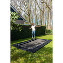 EXIT Dynamic trampolin i jordniveau 244x427cm med Freezone sikkerhedsfliser