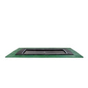 EXIT Dynamic trampolin i jordniveau 275x458cm med Freezone sikkerhedsfliser