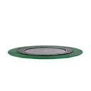EXIT Dynamic trampolin i jordniveau ø366cm med Freezone sikkerhedsfliser