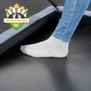 EXIT Dynamic trampolin i jordniveau 305x519cm med Freezone sikkerhedsfliser - sort
