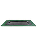 EXIT Dynamic trampolin i jordniveau 305x519cm med Freezone sikkerhedsfliser - sort