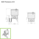 EXIT Fantasia 300 legehus i træ - rød