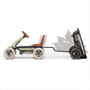 EXIT Foxy gokart med pedaler med trailer - Retro Grøn