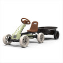 EXIT Foxy gokart med pedaler med trailer - Retro Grøn