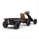 EXIT Foxy gokart med pedaler med trailer - Espresso Sort