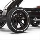 EXIT Foxy gokart med pedaler med trailer - Espresso Sort