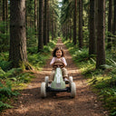 EXIT Foxy gokart med pedaler - Retro Grøn