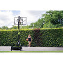 EXIT Galaxy bærbar basketballbagplade på hjul med dunk-basketballkurv