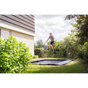 EXIT InTerra sportstrampolin i jordniveau 214x305cm - sort