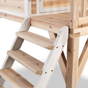 EXIT Loft 350 legehus i træ - naturfarvet
