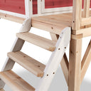 EXIT Loft 350 legehus i træ - rød