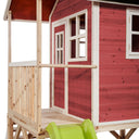 EXIT Loft 500 legehus i træ - rød