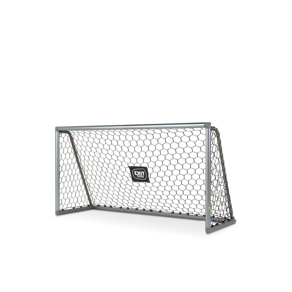 EXIT Scala fodboldmål i aluminium 220x120cm – mat sølv