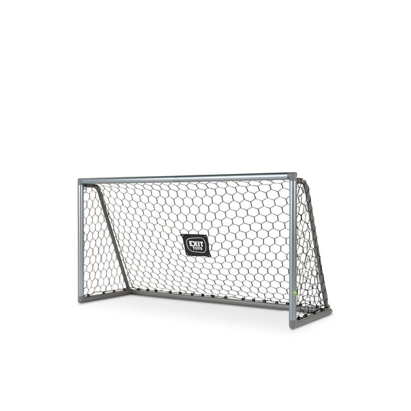 EXIT Scala fodboldmål i aluminium 220x120cm – mat sølv