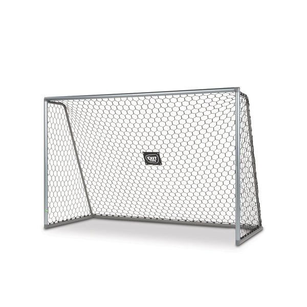 EXIT Scala fodboldmål i aluminium 300x200cm - mat sølv