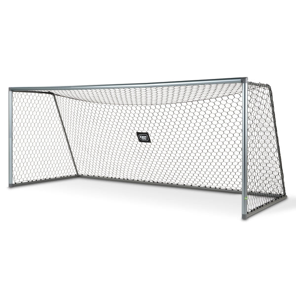 EXIT Scala fodboldmål i aluminium 500x200cm – mat sølv