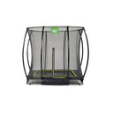 EXIT Silhouette nedgravet trampolin 153x214cm med sikkerhedsnet - sort