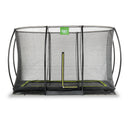 EXIT Silhouette nedgravet trampolin 244x366cm med sikkerhedsnet - sort