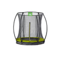 EXIT Silhouette nedgravet trampolin ø183cm med sikkerhedsnet - grøn