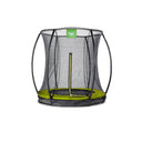 EXIT Silhouette nedgravet trampolin ø183cm med sikkerhedsnet - grøn