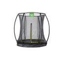 EXIT Silhouette nedgravet trampolin ø183cm med sikkerhedsnet - sort