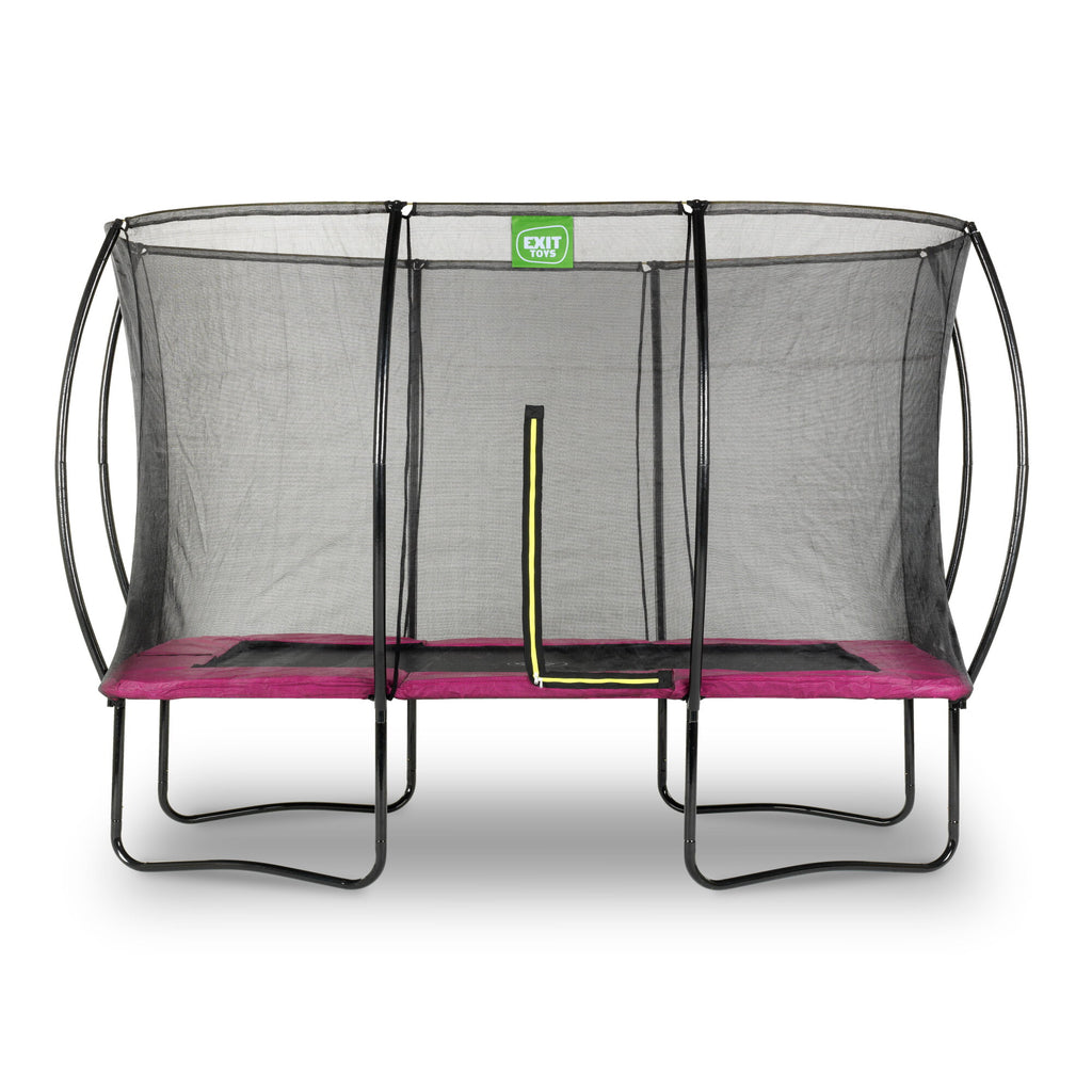 EXIT Silhouette trampolin 244x366cm - lyserød