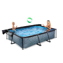 EXIT Pool 300x200x65cm med baldakin og filterpumpe