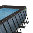 EXIT Pool 400x200x122cm med skærm, sandfilter og varmepumpe