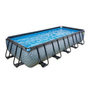 EXIT Wood pool 540x250cm med filterpumpe