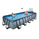 EXIT Wood pool 540x250cm med sandfilterpumpe